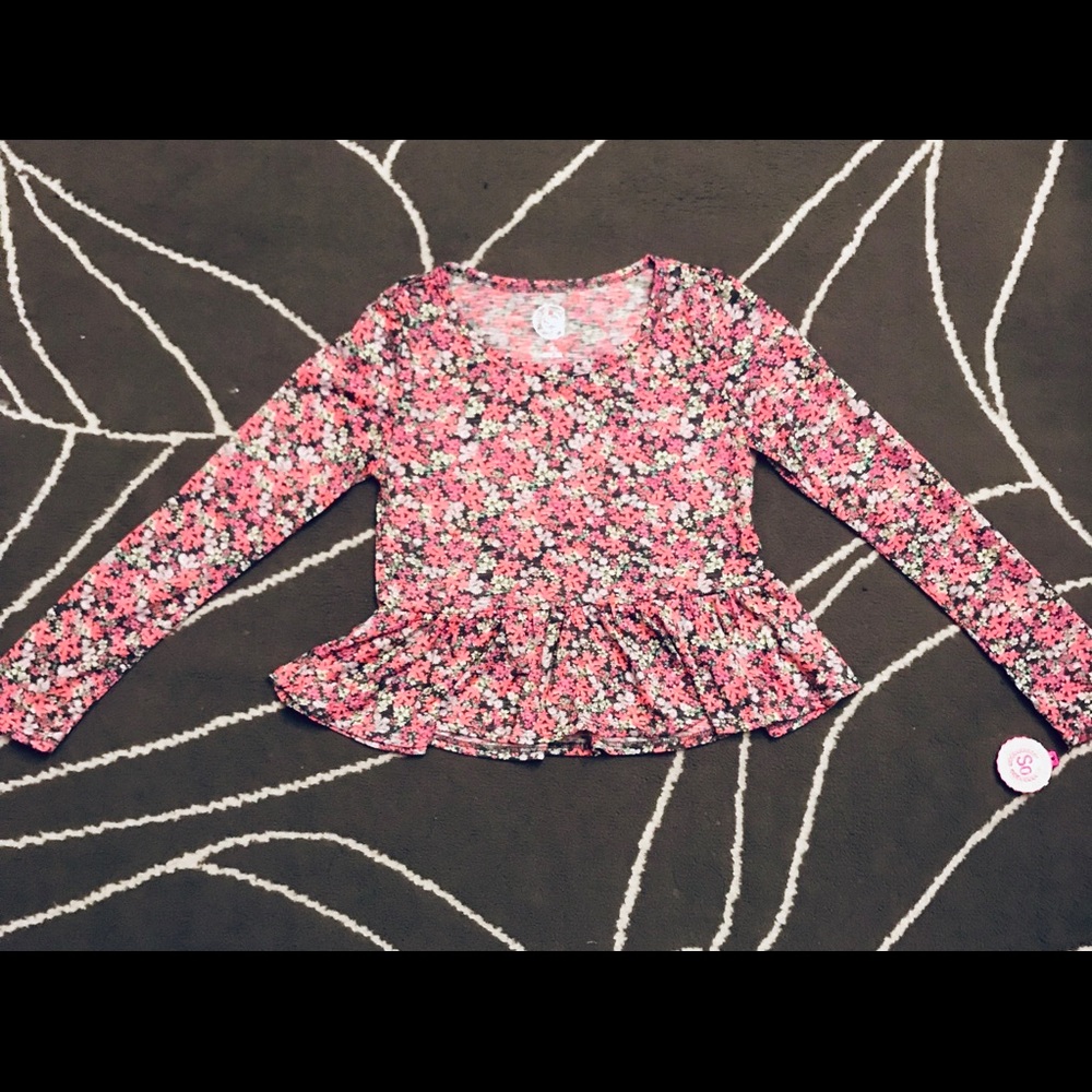 NWT Pink Floral Shirt